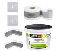 Set di guarnizioni a nastro 4 kg pellicola liquida 2 angoli interni, 2 manicotti da parete, 5 m nastro sigillante, set di guarnizioni per doccia Bad SET07