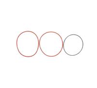 Set di guarnizioni, canna del cilindro ENGITECH ENT020151