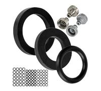 Set di guarnizioni di ricambio, 75 pezzi, per parti di impianto G 1/2" inch, compatibile con Gardena connettore per rubinetto da 21 mm, 18200, 18240, 18220, 15273, gomma, Ø 16 x 11 O-ring, Ø 19 x 11