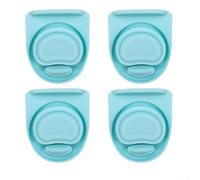 Set di guarnizioni di ricambio con 4 silicone compatibile con bottiglie isolate in acciaio inox Owala e modelli in plastica, protezione dalle perdite e pulizia (blu)