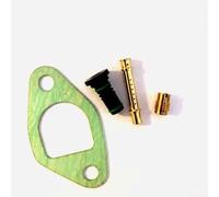 Set di guarnizioni di servizio carburatore per Honda GX100 EU2000i EB2000i GX100RT con collettore di aspirazione e tubi in schiuma
