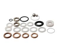 Set di guarnizioni in metallo PTFE per vernice spray per pistole, 22 pezzi per kit di riparazione anello, diametro da 12 mm a 27 mm, compatibile con modelli Ultra 390/395/490/495/595