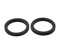 Set di guarnizioni in silicone E61 per macchina espresso Gaggia, 73 x 58 x 8,5 mm, resistente al calore fino a 230 °C, guarnizione di ricambio per gruppo E61, colore nero, 2 pezzi (2 pezzi)