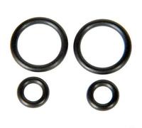 Set di guarnizioni O-Ring per idropulitrice, guarnizioni di ricambio in materiale robusto per il collegamento del tubo al manico della pistola a spruzzo e al dispositivo, kit da 4 pezzi con 2 piccole