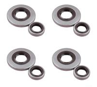 Set di guarnizioni olio albero motore 4 pezzi compatibili con motosega MS380 MS381 038 modello 9640 003 1880 fornisce una tenuta affidabile dell'olio motore per attrezzature da giardino