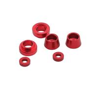 Set di guarnizioni per boccola a manicotto della flangia universale Compatibile con TT02 TT-02 1/10 Scala Rc Accessori di ricambi auto(Red)