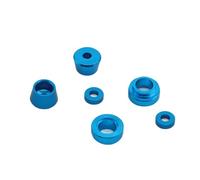 Set di guarnizioni per boccola a manicotto della flangia universale Compatibile con TT02 TT-02 1/10 Scala Rc Accessori di ricambi auto(Blue)