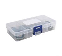 Set di guarnizioni per compressore aria condizionata auto, 30 pezzi, dimensioni assortite, resistenti alle alte temperature, kit di tenuta per riparazione di veicoli CA