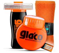 Set di guarnizioni per parabrezza auto | Soft99 Glaco Glass Compound Roll On Detergente profondo + Glaco Roll On Large | efficiente deflettore per parabrezza auto fino a 3 mesi | Nano vetro sigillante