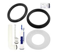 Set di guarnizioni per tubo di scarico, Bassin e di scarico, 3 pezzi, compatibili con cassetta di scarico GEBERIT 244.244.00.1 241.868.00.1 362.771.00.1