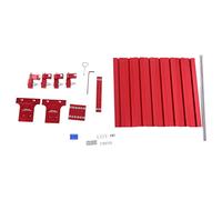 Set di guide parallele regolabili per la lavorazione del legno in lega di alluminio, rosse, 1.200 mm, 4 parti, per utensili per la lavorazione del legno di [Brand Name]