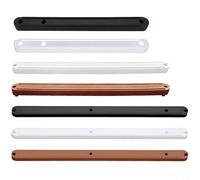 Set di guide per cassetti in plastica, 20 pezzi, con guide per cassetti da 180/235/298 mm, per un funzionamento stabile dei cassetti (bianco, 298 mm)