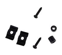 Set di guide per chitarra elettrica a rullo, colore nero