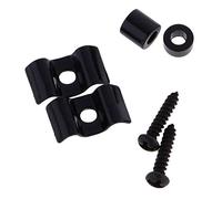 Set di guide per chitarra elettrica a rullo, colore nero