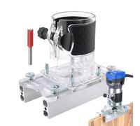 Set di guide per fresatrice per la lavorazione del legno: base per macchina da taglio, sistema di staffe antiscivolo per routing, strumento di precisione per instradamento | Carpenteria da officina