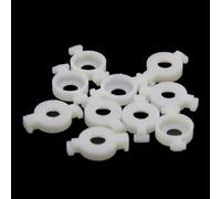 Set di guide per valvole per tromba, 100 pezzi, accessori di riparazione professionali, ricambio in plastica, guide di ricambio