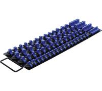 Set di guide portainserti a bussola con 80 clip per bussole da 1/4 - 3/8 - 1/2