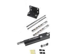 Set di hardware for porta fantasma invisibile 1 set | - senza binari Soft Close(20cm)