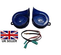 Set Di Horn Hella Blu Zaffiro Adatto Per Auto, Jeep E Moto
