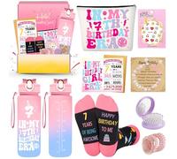 Set di idee regalo di compleanno per bambine di 7 anni, regali dolci per ragazze di 7 anni, regali fantastici per bambini di 7 anni, bella ragazza adolescente, decorazioni per il 7° compleanno per