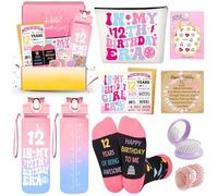 Set di idee regalo di compleanno per ragazze di 12 anni, regali dolci per ragazze di 12 anni, regalo fantastico per 12 anni, bella ragazza adolescente, decorazioni per il 12° compleanno per ragazze