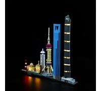 Set di illuminazione a LED adatto per LEGO Shanghai Architecture 21039 (blocco non incluso)