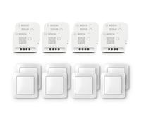 Set di illuminazione e oscuramento per la casa intelligente di Bosch, comprendente interruttore a parete, 8x dimmer, 8x interruttore a parete per attuatori smart