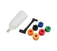 Set di imbuti per olio per auto, riempimento rapido con adattatori per