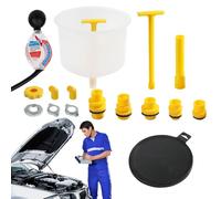 Set di imbuti refrigeranti | Imbuto per uso nell'industria automobilistica, set di 16 pezzi | Utensili per auto, set di riempimento del refrigerante
