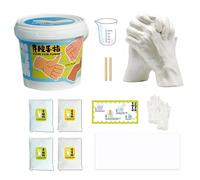 Set di impronte a mano 3D per coppie, mani in gesso, per coppie, famiglia, anniversario, coppia, regalo per lui e per lei, matrimonio, San
