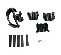 Set di impugnature regolabili per trombone per protezione e comfort, materiale PP con accessori versatili, compatibile con la maggior parte dei modelli di trombone, nero (15 x 12 x 5,5 cm)