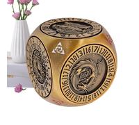 Set Di In Metallo, Set Di Poliedrici Girevoli Tascabili In Metallo Con Scatola Magnetica, Leggeri Per Riunioni Per Libero Casa Famiglia Bar Giochi, per Competizione Libero Intrattenimento