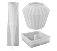 Set di in silicone in resina leggera | Stampo in silicone con pellicola leggera per la realizzazione di custodie per lampade - Stampo fai-da-te riutilizzabile per ornamenti da tavolo Decorazioni in re