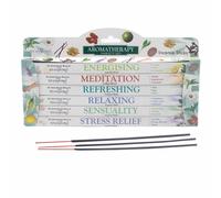 Set Di Incensi Aromaterapici Stamford, 6 Profumi, 48 Bastoncini, India