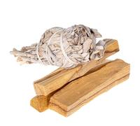 Set di incensi naturali Bilovit - Salvia bianca + Palo Santo