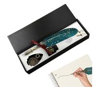 Set di Inchiostro e Penna Stilografica - Materiale Da Scrittura Vintage | Penne da Immersione per Principianti | per Principianti Scrittori Autori Lettori Pittori Studenti Insegnanti Collezione