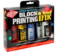 Set Di Inchiostro Per Stampa A Blocchi Essdee Premium A Base D'Acqua 5 X 100Ml