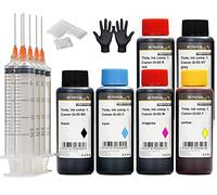Set di inchiostro per stampanti Octopus compatibile con Canon GI-53 MegaTank Pixma Printer 6x100ml