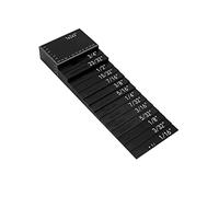Set di Indicatori, 15Pcs Router di precisione Sega da tavolo Barre installazione Profondità prova Distanza Lega alluminio Barra montaggio Blocco misurazione for la lavorazione del legno