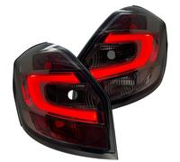 Set Di Indicatori A LED Fumè Neri Posteriori Per Skoda Fabia 2007-15