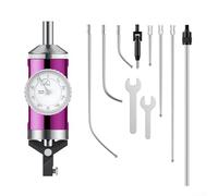 Set di indicatori di centraggio coassiali 0-3 mm Indicatore di prova 0,01 mm per metallo per cercatore di bordi con scatola di immagazzinaggio e accessori per fresatura perforatrici