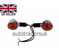 Set Di Indicatori Royal Enfield Amber Orange, Luci Traffico, Coppia