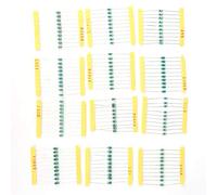 Set di Induttori 120 Pezzi Anello Colorato 1/4W | Valori di induttanza multipli, resistenti e leggeri, codice di facile lettura, ideale per progetti elettronici