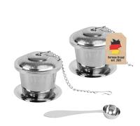 Set di infusori per tè 5 pezzi cucchiaio infusore in acciaio inox