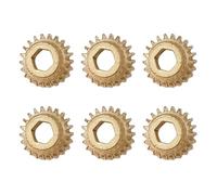 Set di ingranaggi ad albero esagonale 6PCS per la manutenzione della chitarra classica Ingranaggi di sintonizzazione del ferro con funzione antiscivolo Struttura del metallo Sostituzione