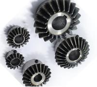 Set di ingranaggi conici 2M 20T da 2 pezzi - Ingranaggi in acciaio con foro da 8-20 mm con angolo di accoppiamento di 90 gradi for applicazioni meccaniche(10mm bore 20 Teeth)