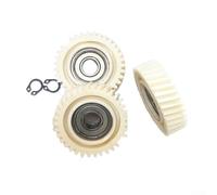 Set di ingranaggi elettrici per bicicletta 35T PA66, in nylon, con cuscinetti a sfera 608Z, resistente all'usura, per la maggior parte dei modelli (bianco)