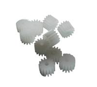 Set di ingranaggi in plastica, 10 pezzi 4 mm diametro 8 denti Ingranaggio cilindrico in 0,75 Foro interno, Mini motore coreless con aderenza perfetta Trasmissione pignone quadricottero