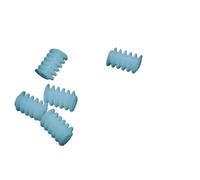 Set di ingranaggi in plastica, 5 pezzi Ingranaggio a vite senza fine in Modulo 0,3 a bianco albero motore coreless da 7 mm aderente 1 Trasmissione ingranaggio principale
