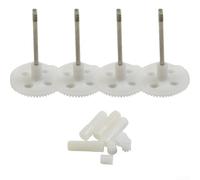 Set di ingranaggi motore e ingranaggi principali, 4 ingranaggi di ricambio in plastica per modelli RC Quadcopter, compatibili con Syma X5C X5SC, pezzi di ricambio per hobbisti e appassionati di dott